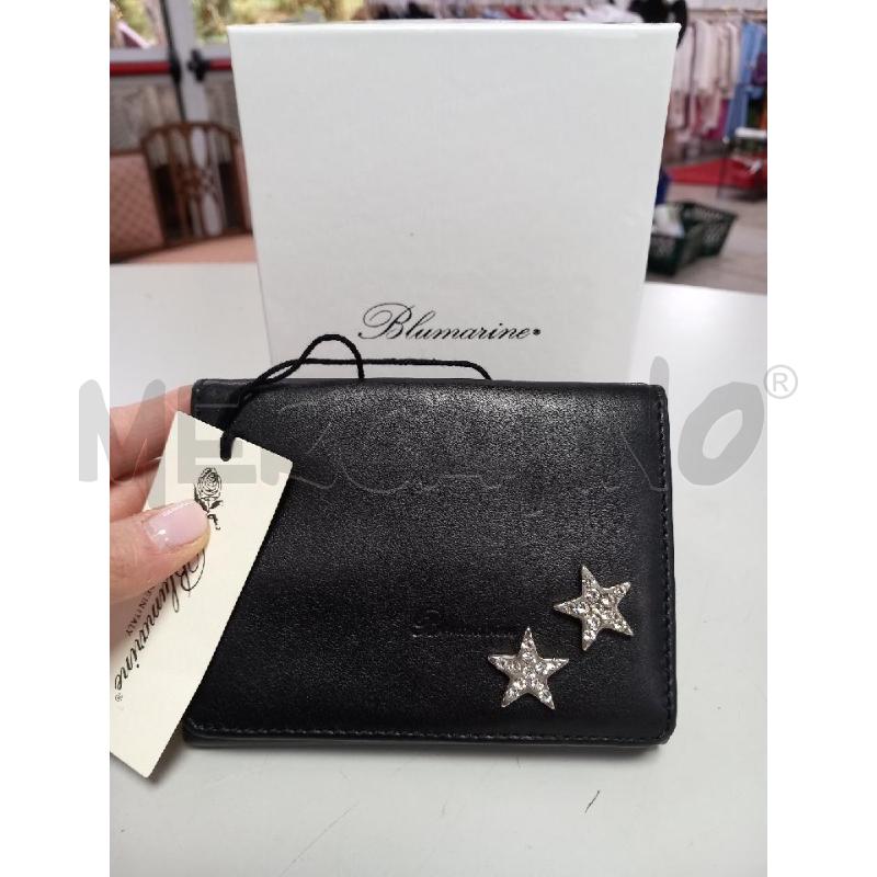 PORTA FOGLIO BLUMARINE NERO | Mercatino dell'Usato Roma porta di roma 1