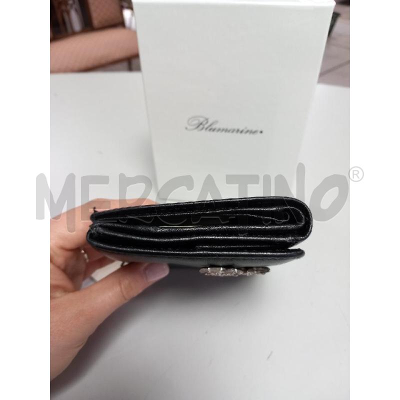 PORTA FOGLIO BLUMARINE NERO | Mercatino dell'Usato Roma porta di roma 2