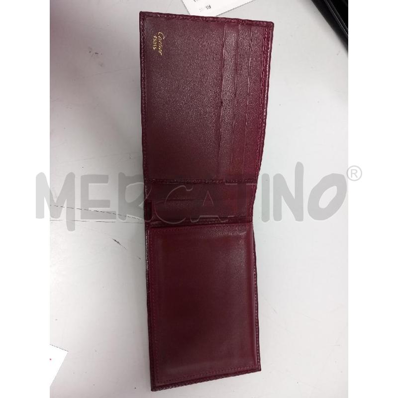 PORTA FOGLIO CARTIER  | Mercatino dell'Usato Roma porta di roma 2
