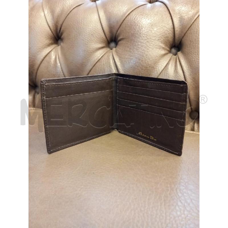 PORTA FOGLIO CHRISTIAN DIOR MARRONE | Mercatino dell'Usato Roma porta di roma 2