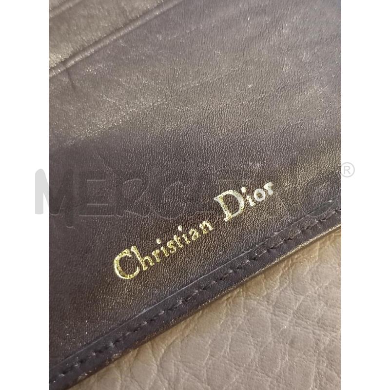 PORTA FOGLIO CHRISTIAN DIOR MARRONE | Mercatino dell'Usato Roma porta di roma 4