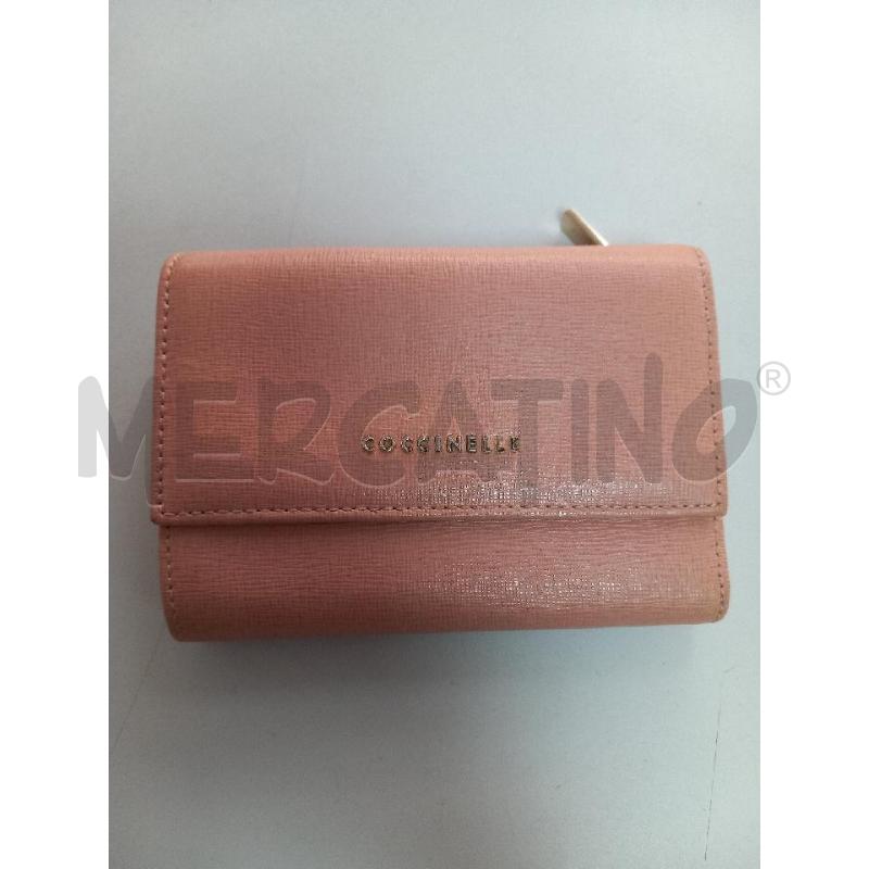 PORTA FOGLIO COCCINELLE PELLE ROSA | Mercatino dell'Usato Roma porta di roma 1