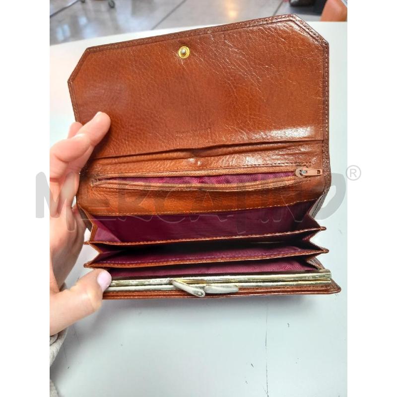 PORTA FOGLIO EMPORIO VALENTINI MARRONE | Mercatino dell'Usato Roma porta di roma 2