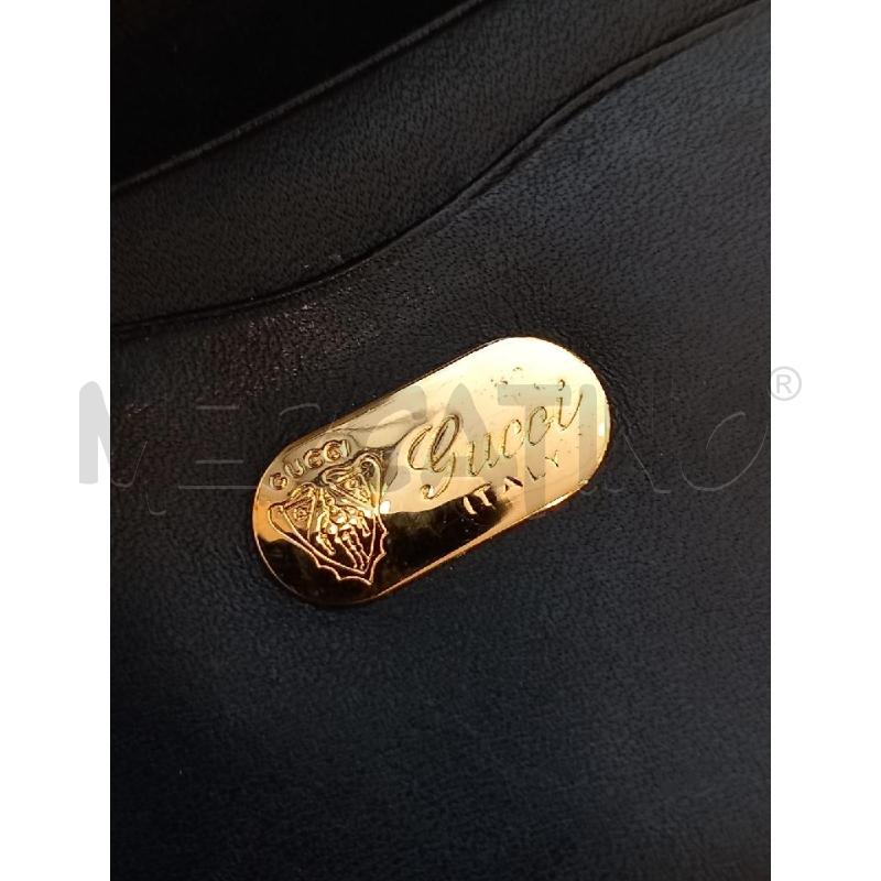 PORTA FOGLIO GUCCI BLU VINTAGE PELLE MONOGRAMMA 035 381 0029 | Mercatino dell'Usato Roma porta di roma 5