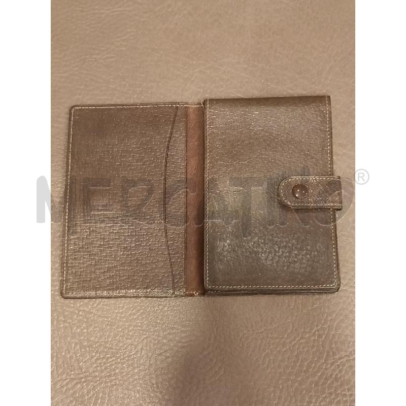 PORTA FOGLIO GUCCI PELLE MARRONE DA RIV | Mercatino dell'Usato Roma porta di roma 3