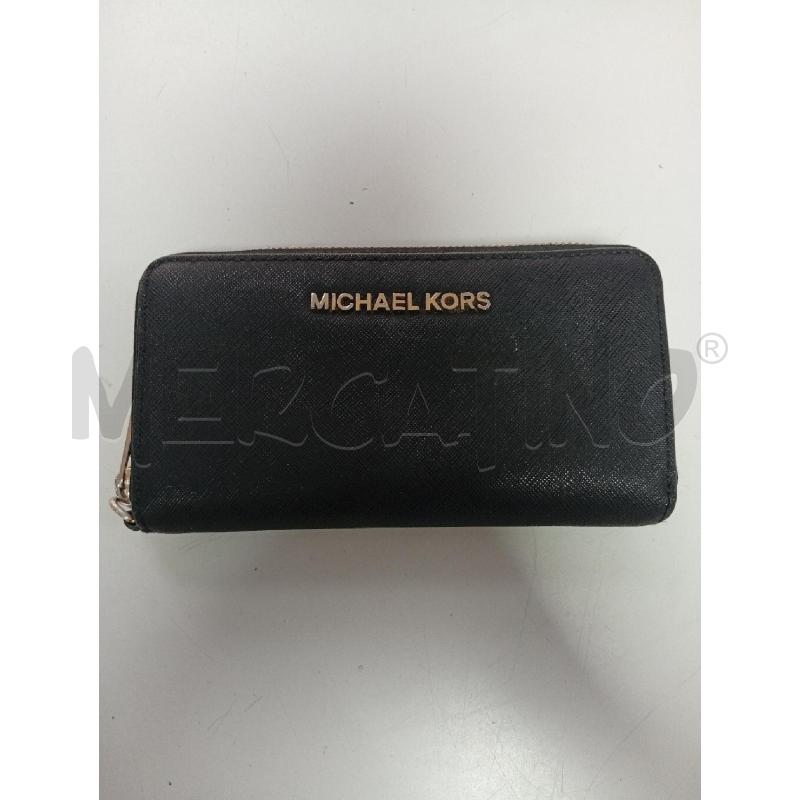 PORTA FOGLIO MICHAEL KORS NERO | Mercatino dell'Usato Roma porta di roma 1
