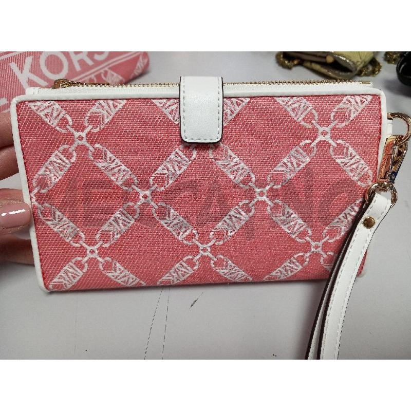 PORTA FOGLIO MICHAEL KORS ROSA CORALLO | Mercatino dell'Usato Roma porta di roma 2