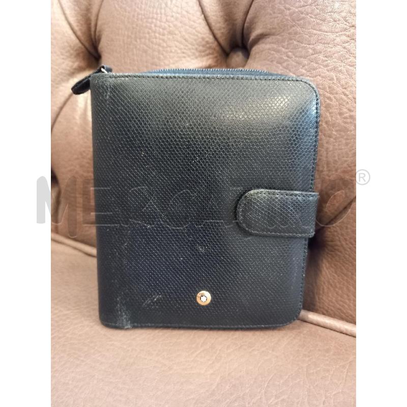 PORTA FOGLIO MONT BLANC NERO  | Mercatino dell'Usato Roma porta di roma 1