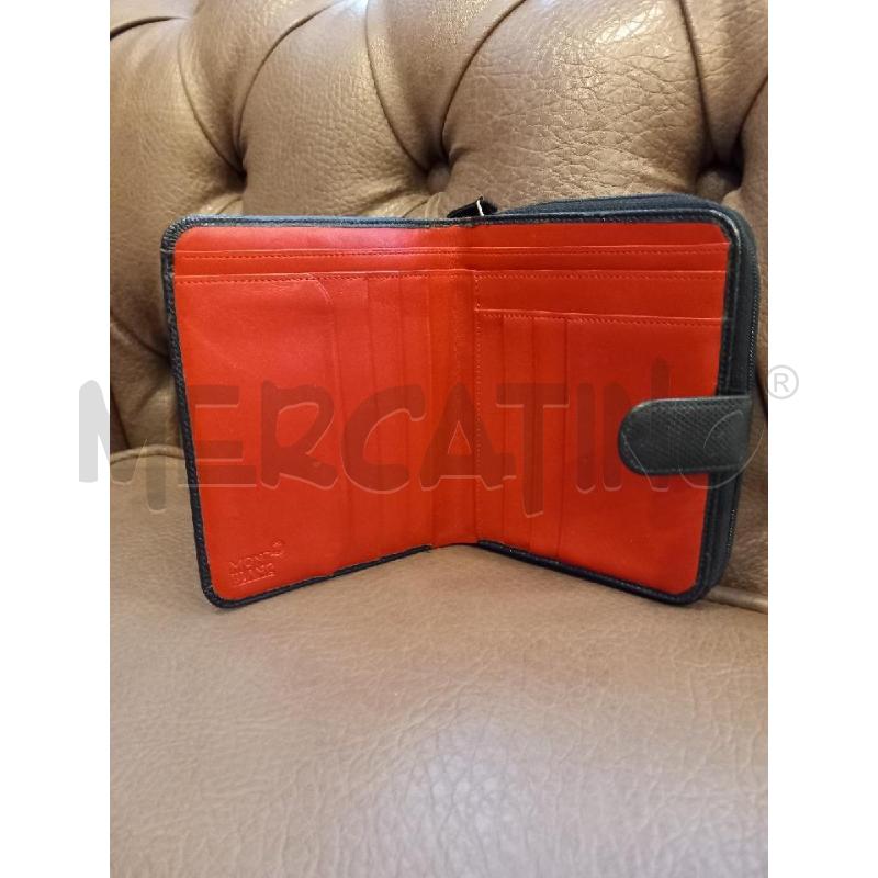 PORTA FOGLIO MONT BLANC NERO  | Mercatino dell'Usato Roma porta di roma 3