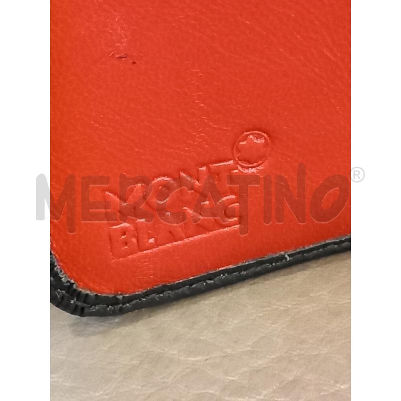 PORTA FOGLIO MONT BLANC NERO  | Mercatino dell'Usato Roma porta di roma 4