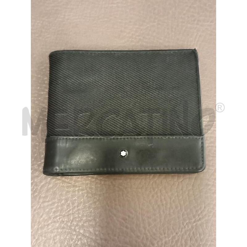 PORTA FOGLIO MONT BLANC NERO BA115 | Mercatino dell'Usato Roma porta di roma 1
