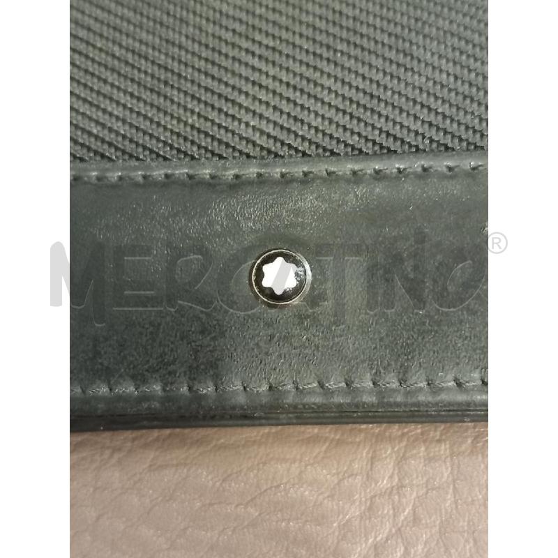 PORTA FOGLIO MONT BLANC NERO BA115 | Mercatino dell'Usato Roma porta di roma 2