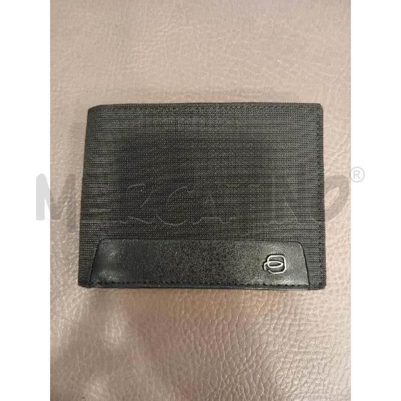 PORTA FOGLIO PIQUADRO NERO PELLE | Mercatino dell'Usato Roma porta di roma 2