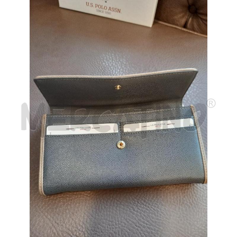 PORTA FOGLIO US POLO ASSN GRIGIO | Mercatino dell'Usato Roma porta di roma 4