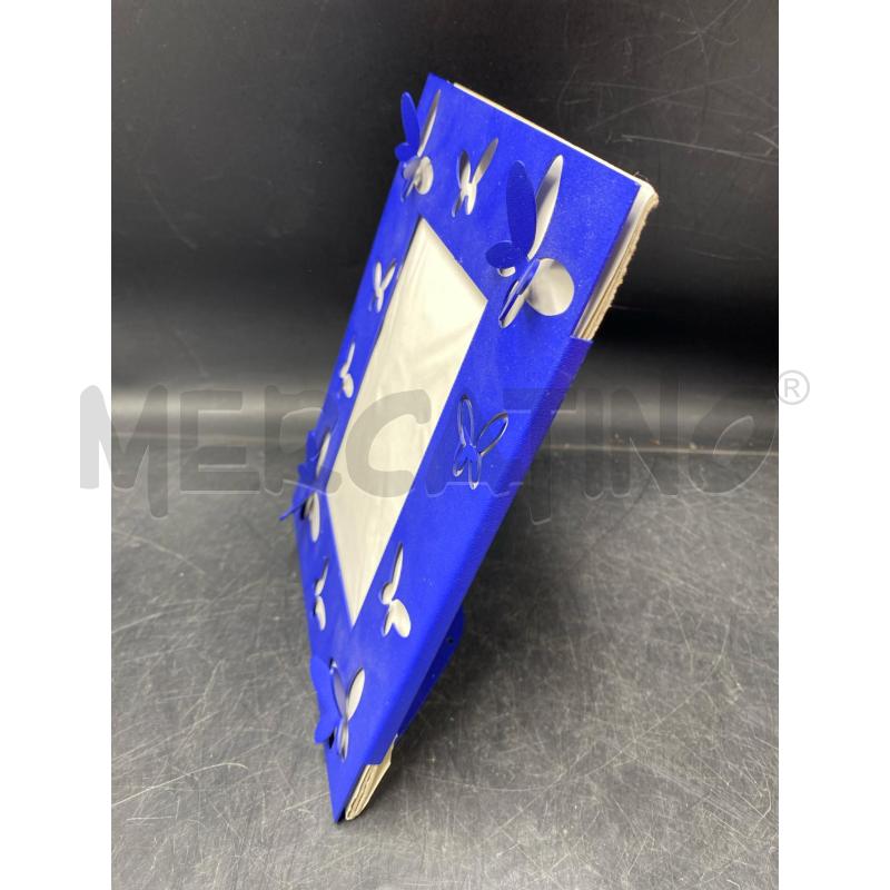 PORTA FOTO  ARTE E  MESTIERI BLU FARFALLE | Mercatino dell'Usato Roma porta di roma 2