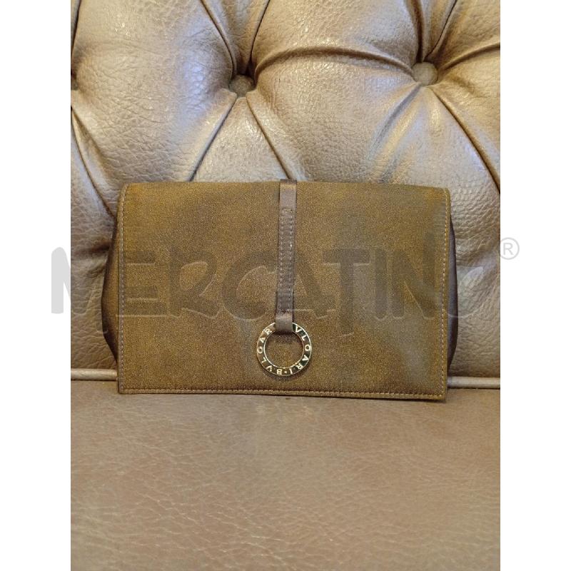 POUCHETTE BULGARI MARRONE | Mercatino dell'Usato Roma porta di roma 1