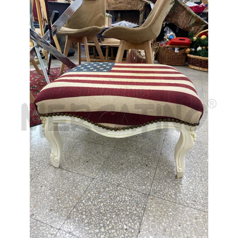 POUF AMERICANO SHABBY BIA | Mercatino dell'Usato Roma porta di roma 3