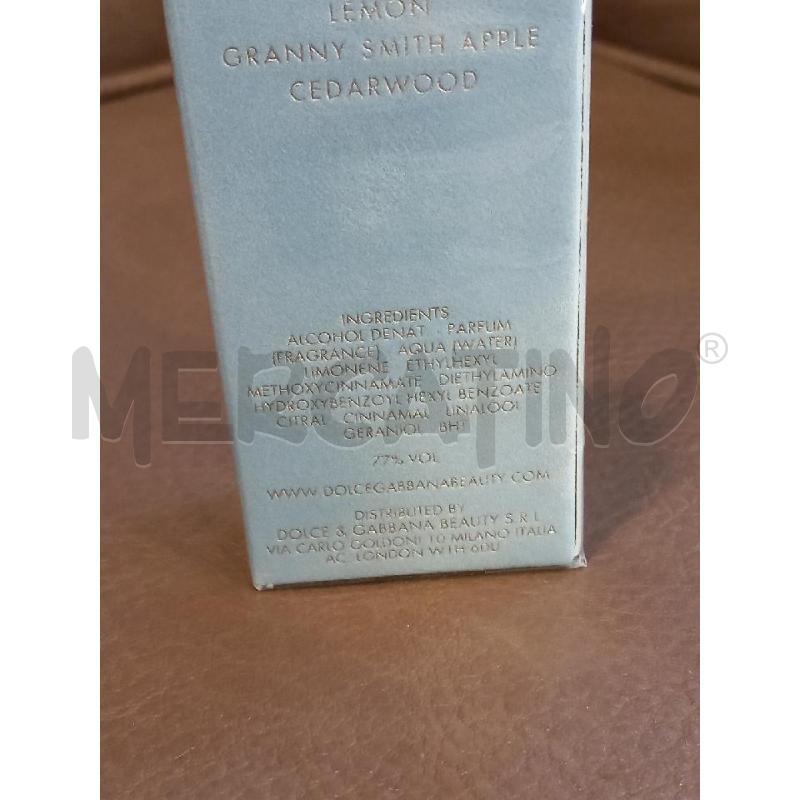 PROFUMO DOLCE & GABBANA LIGHT BLU EAU DE TOILETTE | Mercatino dell'Usato Roma porta di roma 3