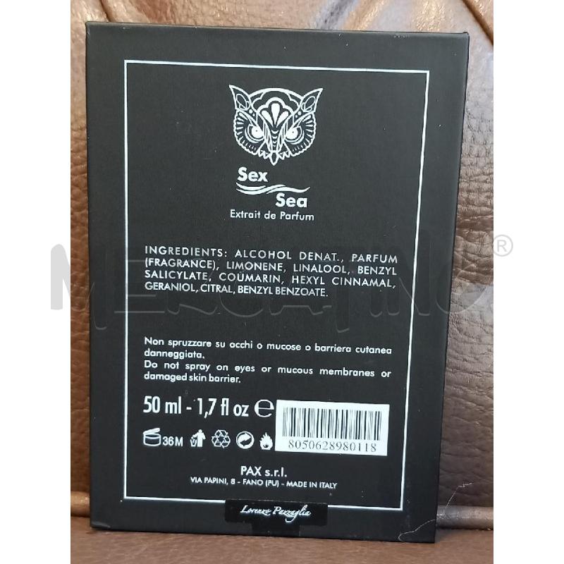 PROFUMO LORENZO PAZZAGLIA SEX SEA EXTRAIT DE PARFUM | Mercatino dell'Usato Roma porta di roma 3
