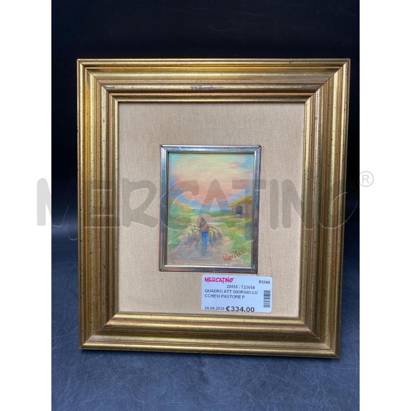 QUADRO ATT GIORGIO LUCCHESI PASTORE PASTELLO | Mercatino dell'Usato Roma porta di roma 1