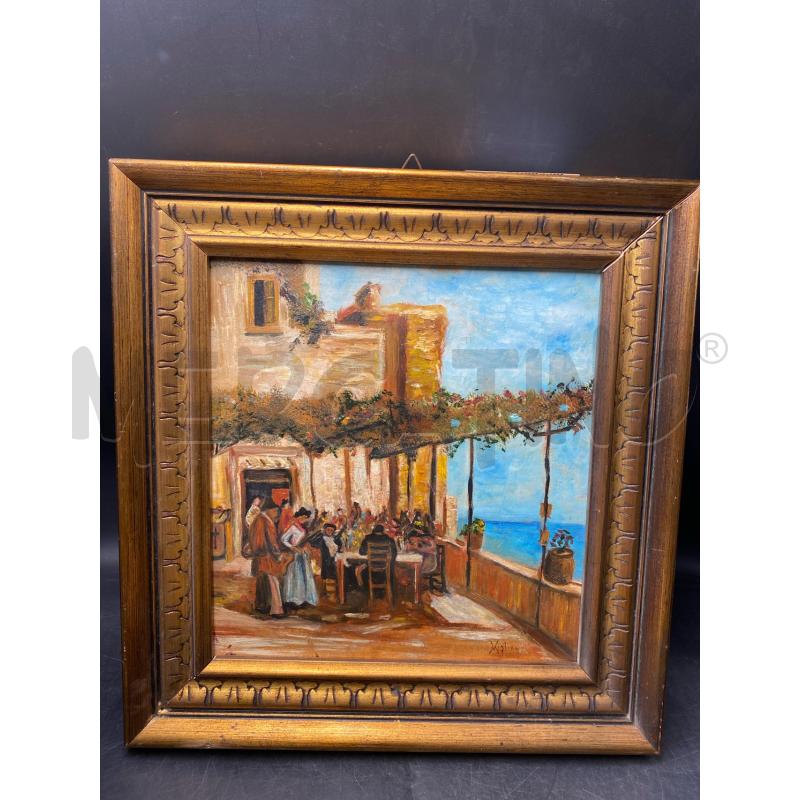 QUADRO ATT VINCENZO MIGLIARO BALCONE MARE | Mercatino dell'Usato Roma porta di roma 1