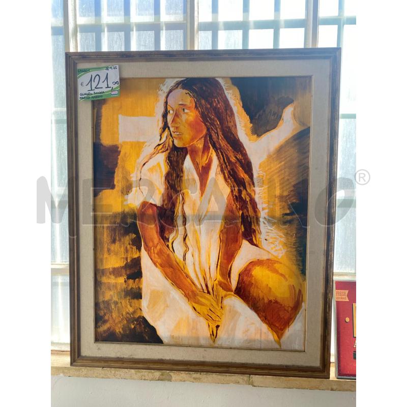 QUADRO DONNA MARINA AMADIO | Mercatino dell'Usato Roma porta di roma 1