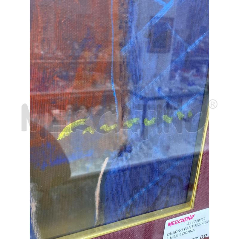 QUADRO FANTUZZI COPPIA UOMO DONNA | Mercatino dell'Usato Roma porta di roma 2