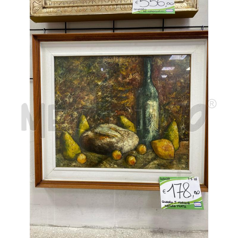 QUADRO J. MARQUE NATURA MORTA | Mercatino dell'Usato Roma porta di roma 1
