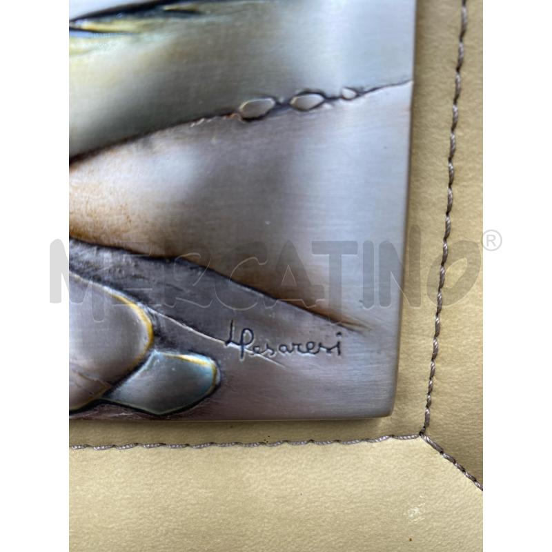 QUADRO LAMINA D'ARGENTO L. PESARESI | Mercatino dell'Usato Roma porta di roma 5
