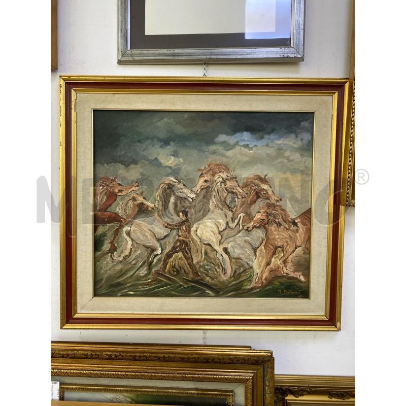 QUADRO MATANO' CAVALLI | Mercatino dell'Usato Roma porta di roma 1