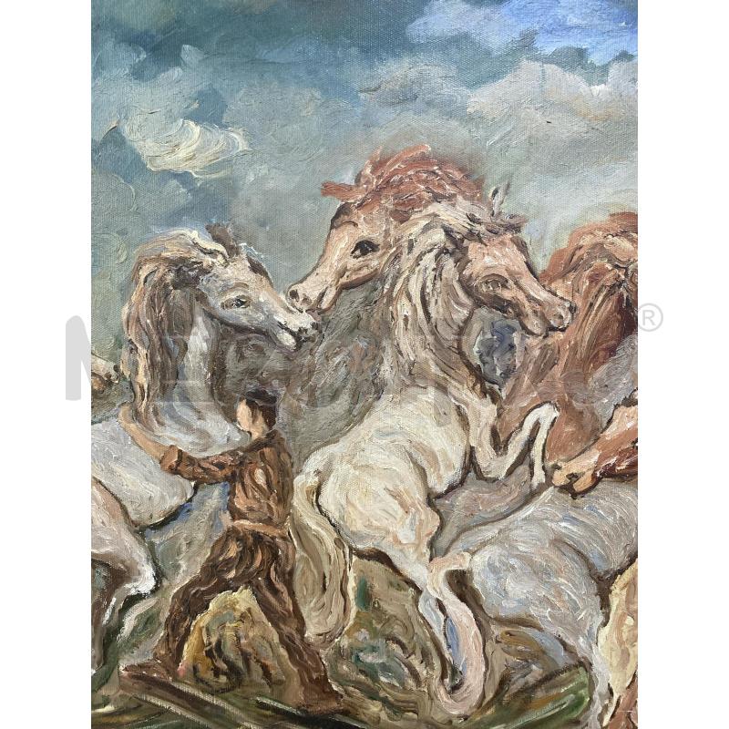 QUADRO MATANO' CAVALLI | Mercatino dell'Usato Roma porta di roma 2
