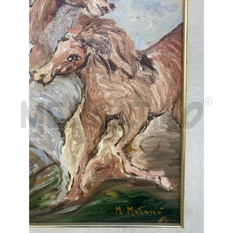 QUADRO MATANO' CAVALLI | Mercatino dell'Usato Roma porta di roma 3