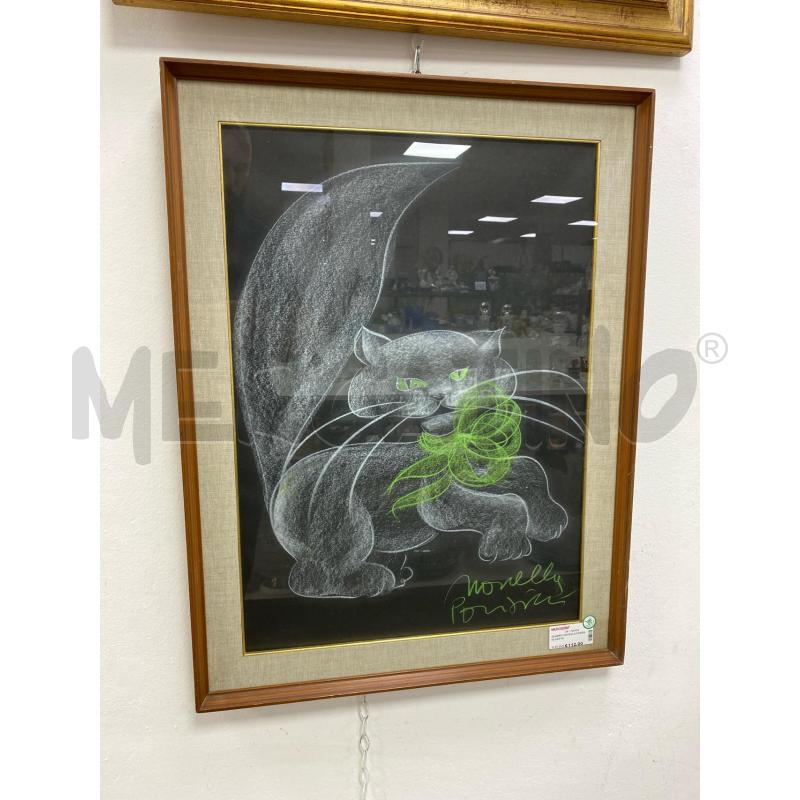QUADRO NOVELLA PARIGINI GATTO | Mercatino dell'Usato Roma porta di roma 1