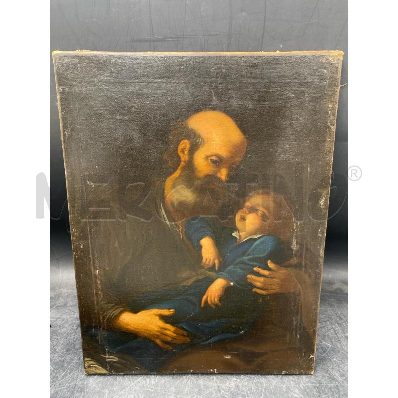 QUADRO SAN GIUSEPPE CON IL BAMBINO | Mercatino dell'Usato Roma porta di roma 1