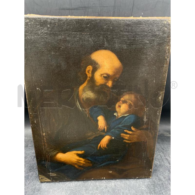 QUADRO SAN GIUSEPPE CON IL BAMBINO | Mercatino dell'Usato Roma porta di roma 2