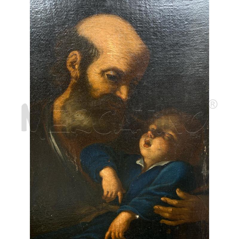 QUADRO SAN GIUSEPPE CON IL BAMBINO | Mercatino dell'Usato Roma porta di roma 3