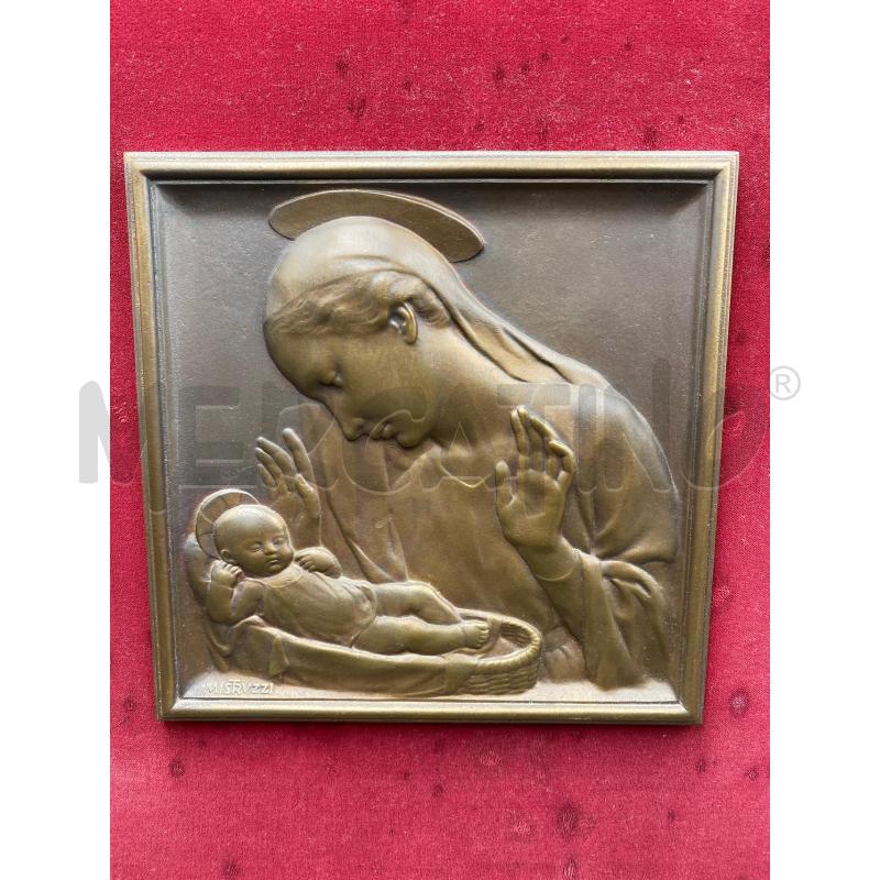 QUARTO  PLACCA  MASTRUZZI MADONNA | Mercatino dell'Usato Roma porta di roma 2
