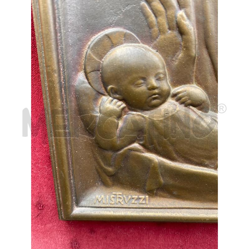 QUARTO  PLACCA  MASTRUZZI MADONNA | Mercatino dell'Usato Roma porta di roma 3