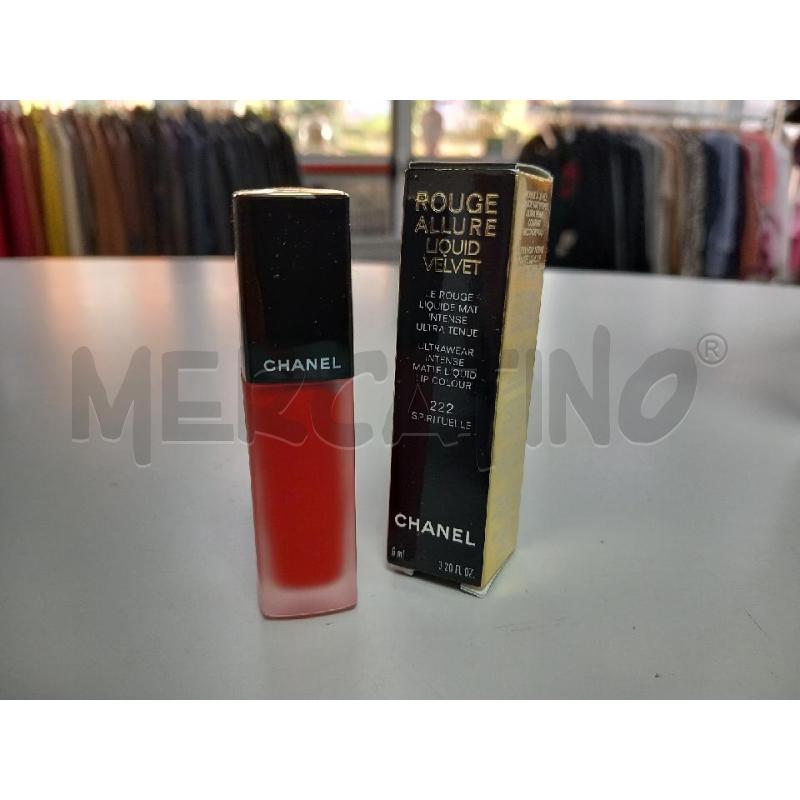 ROSSETTO  CHANEL ROUGE ALLURE LIQUID VELVET 222 | Mercatino dell'Usato Roma porta di roma 1