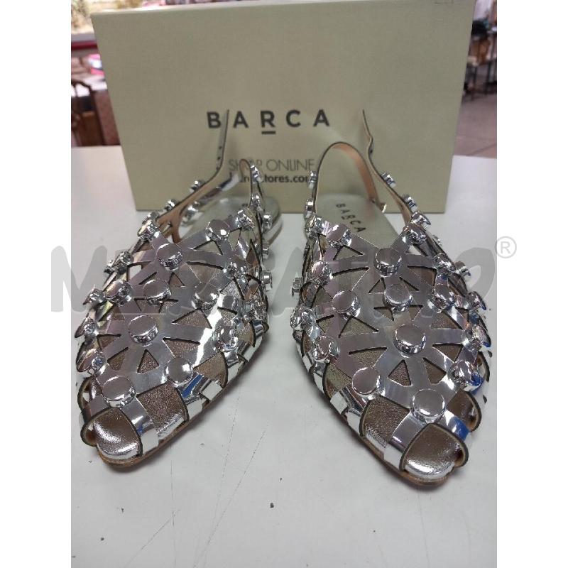 SANDALI DONNA BARCA ARG BORCHIE SCATOLA | Mercatino dell'Usato Roma porta di roma 1