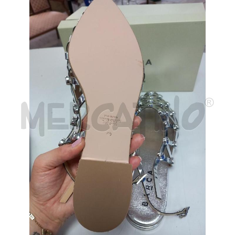 SANDALI DONNA BARCA ARG BORCHIE SCATOLA | Mercatino dell'Usato Roma porta di roma 3
