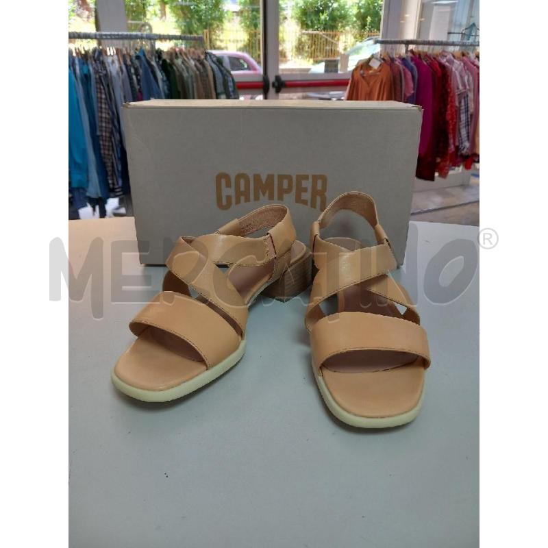 SANDALI DONNA CAMPER BEIGE SCATOLA | Mercatino dell'Usato Roma porta di roma 1