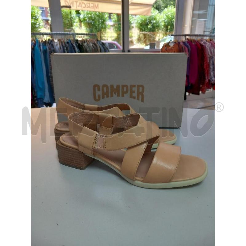 SANDALI DONNA CAMPER BEIGE SCATOLA | Mercatino dell'Usato Roma porta di roma 2