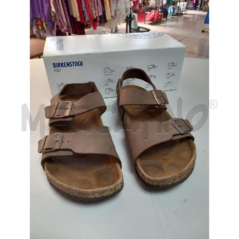 SANDALI D BIRKENSTOCK MARRONE SCATOLA 87781 | Mercatino dell'Usato Roma porta di roma 1