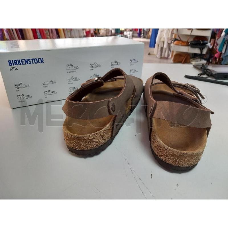 SANDALI D BIRKENSTOCK MARRONE SCATOLA 87781 | Mercatino dell'Usato Roma porta di roma 2