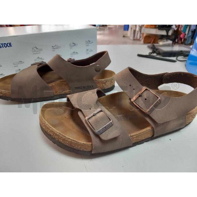 SANDALI D BIRKENSTOCK MARRONE SCATOLA 87781 | Mercatino dell'Usato Roma porta di roma 3