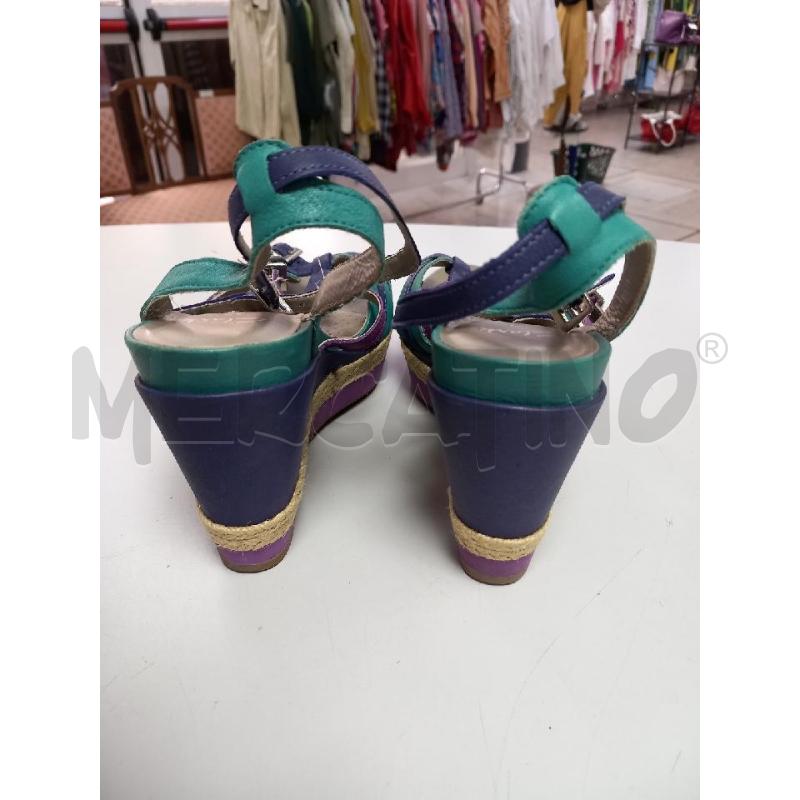 SANDALI D CLARKS BLU VIOLA  | Mercatino dell'Usato Roma porta di roma 3