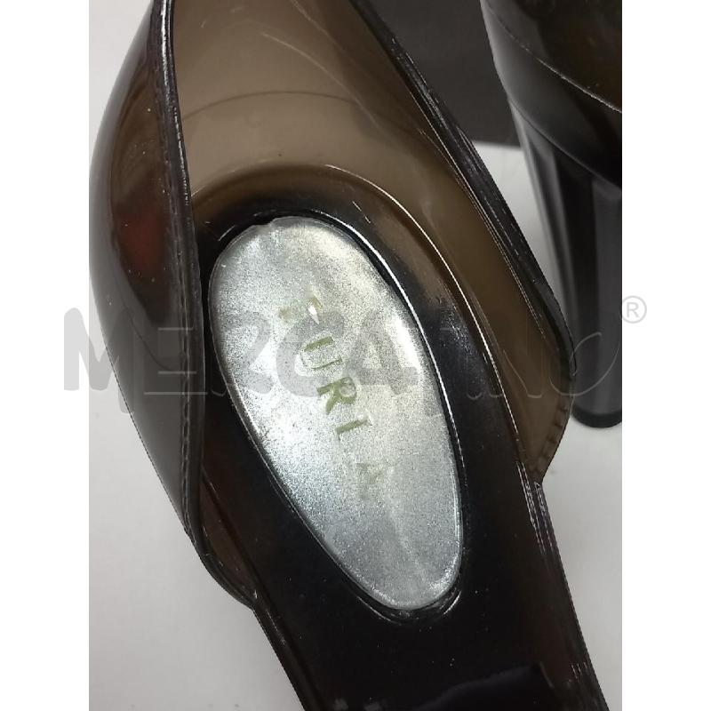 SANDALI D FURLA GRIGIO GOMMA SCATOLA | Mercatino dell'Usato Roma porta di roma 3