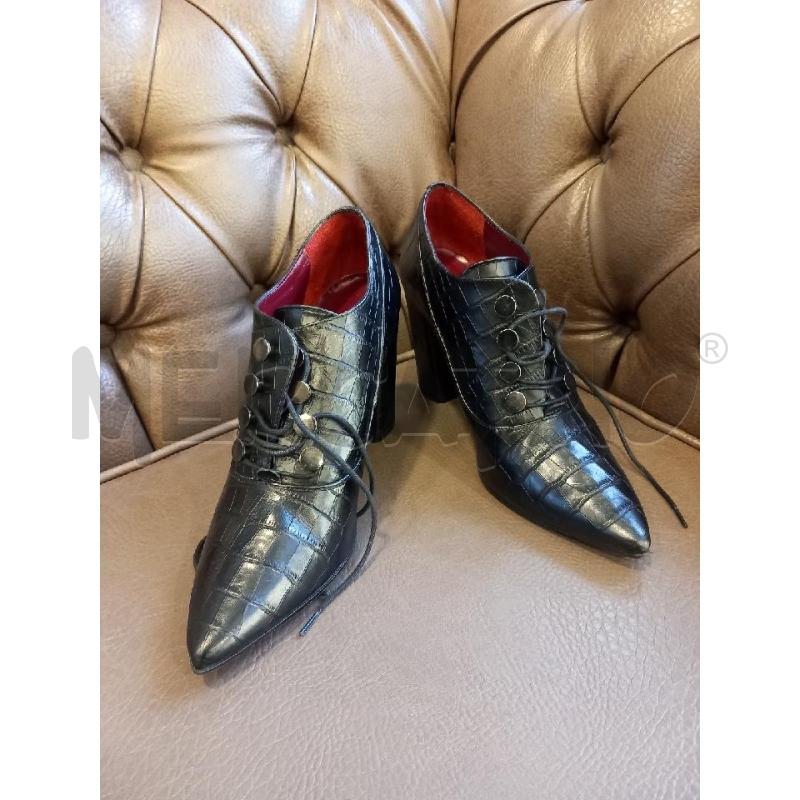 SCARPE DONNA CARMENS NERE LACCI | Mercatino dell'Usato Roma porta di roma 1