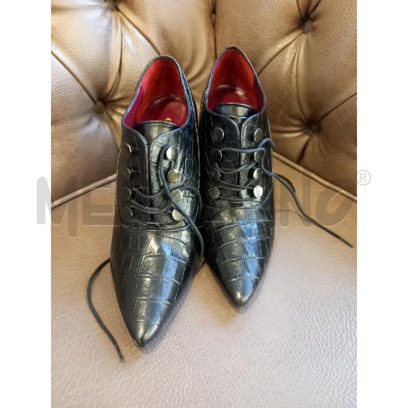SCARPE DONNA CARMENS NERE LACCI | Mercatino dell'Usato Roma porta di roma 2